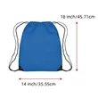 Polyester Drawstring Backpack | https://www.bestnamebadges.com