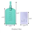Business Luggage Tag | https://www.bestnamebadges.com
