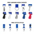 Imprinted Polyester Lanyard | https://www.bestnamebadges.com