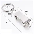 Mini Skateboard Keychain | https://www.bestnamebadges.com