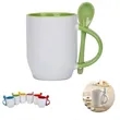 12oz Inner Color Mug With Spoon | https://www.bestnamebadges.com