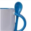 12oz Inner Color Mug With Spoon | https://www.bestnamebadges.com