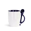 12oz Inner Color Mug With Spoon | https://www.bestnamebadges.com