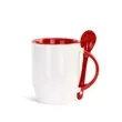 12oz Inner Color Mug With Spoon | https://www.bestnamebadges.com