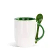 12oz Inner Color Mug With Spoon | https://www.bestnamebadges.com