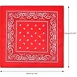 Custom Cotton Printed Bandana | https://www.bestnamebadges.com