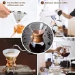 Pour Over Glasses Coffee Maker | https://www.bestnamebadges.com