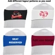 Custom Spandex Chair Cover | https://www.bestnamebadges.com