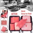 7-Piece Travel Organizer Set | https://www.bestnamebadges.com