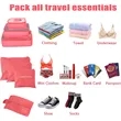 7-Piece Travel Organizer Set | https://www.bestnamebadges.com