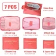 7-Piece Travel Organizer Set | https://www.bestnamebadges.com