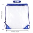 Clear Drawstring Bags | https://www.bestnamebadges.com