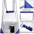 Clear Drawstring Bags | https://www.bestnamebadges.com