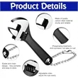 Adjustable 4 Inch Steel Wrench | https://www.bestnamebadges.com