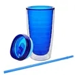 16oz Double layer Straw Cup | https://www.bestnamebadges.com