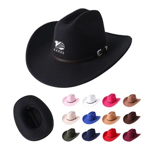 Fedora Cowboy Hat With Belt Buckle