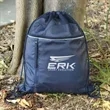RPET Mesh Drawstring Backpack | https://www.bestnamebadges.com