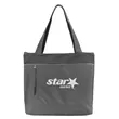 Reflective Zippered Tote Bag with RPET Mesh | https://www.bestnamebadges.com