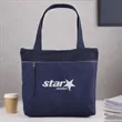 Reflective Zippered Tote Bag with RPET Mesh | https://www.bestnamebadges.com