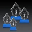 Devron 3D Award on Base - Sky Blue | https://www.bestnamebadges.com