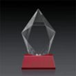 Devron 3D Award on Base - Red | https://www.bestnamebadges.com
