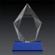 Devron 3D Award on Base - Blue | https://www.bestnamebadges.com