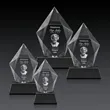 Devron 3D Award on Base - Black | https://www.bestnamebadges.com