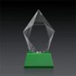 Devron 3D Award on Base - Green | https://www.bestnamebadges.com
