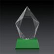 Devron 3D Award on Base - Green | https://www.bestnamebadges.com