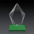 Devron 3D Award on Base - Green | https://www.bestnamebadges.com