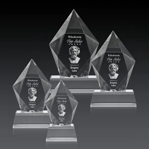 Devron 3D Award on Base - Clear | https://www.bestnamebadges.com