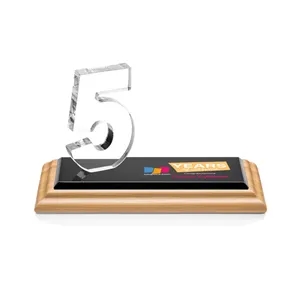 Northam Anniversary VividPrint™ Award - Bamboo/Black | https://www.bestnamebadges.com