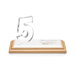Northam Anniversary Award - Bamboo/White | https://www.bestnamebadges.com