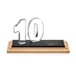 Northam Anniversary Award - Bamboo/Black | https://www.bestnamebadges.com