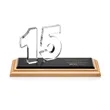 Northam Anniversary Award - Bamboo/Black | https://www.bestnamebadges.com