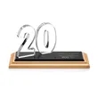 Northam Anniversary Award - Bamboo/Black | https://www.bestnamebadges.com