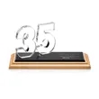 Northam Anniversary Award - Bamboo/Black | https://www.bestnamebadges.com