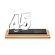 Northam Anniversary Award - Bamboo/Black | https://www.bestnamebadges.com