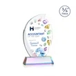 Wichita VividPrint™ Award on Newhaven Base - Prismatic | https://www.bestnamebadges.com