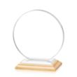 Victoria Award - Bamboo/White | https://www.bestnamebadges.com
