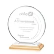 Victoria Award - Bamboo/White | https://www.bestnamebadges.com