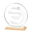 Victoria Award - Bamboo/White | https://www.bestnamebadges.com