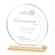 Victoria Award - Bamboo/White | https://www.bestnamebadges.com