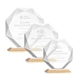 Kitchener Award - Bamboo/White | https://www.bestnamebadges.com