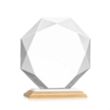 Kitchener Award - Bamboo/White | https://www.bestnamebadges.com