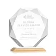 Kitchener Award - Bamboo/White | https://www.bestnamebadges.com