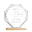 Kitchener Award - Bamboo/White | https://www.bestnamebadges.com