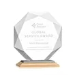 Kitchener Award - Bamboo/Black | https://www.bestnamebadges.com