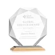 Kitchener Award - Bamboo/Black | https://www.bestnamebadges.com