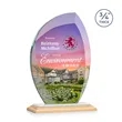 Wichita VividPrint™ Award - Bamboo/White | https://www.bestnamebadges.com